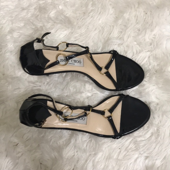 JIMMY CHOO Authentic Black sandals - Picture 1 of 6